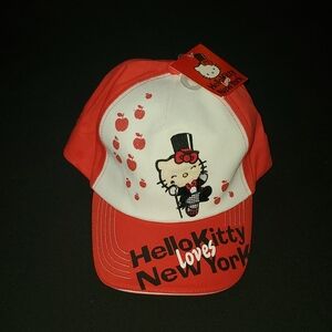 Hello Kitty Red and White New York Kids Hat